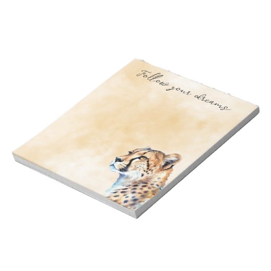 Cheetah Notitieblok (Linkerzijde)