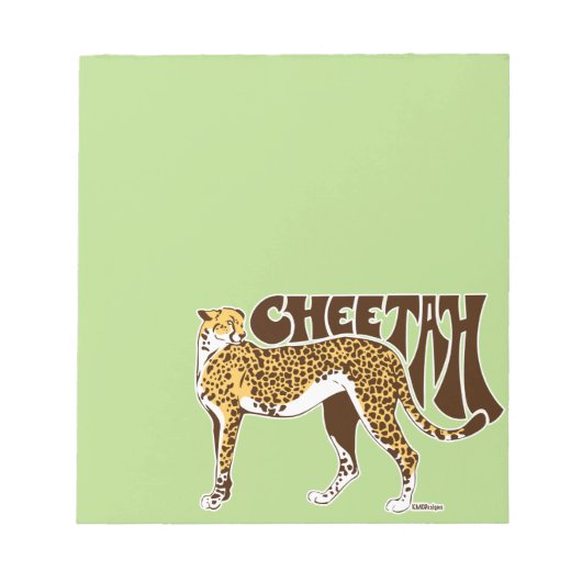 Cheetah Notitieblok (Voorkant)