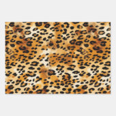 Cheetah of Leopard Safari Dierenbont Prints Inpakpapier Vel (Voorkant 3)