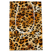 Cheetah of Leopard Safari Dierenbont Prints Medium Cadeauzakje (Voorkant)