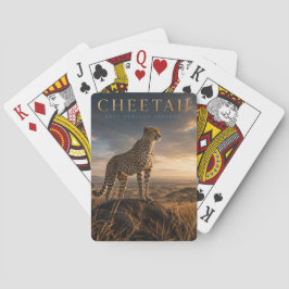 Cheetah Oost-Afrikaanse savanne DIEREN Poker Pokerkaarten