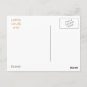 Cheetah op een rots briefkaart (Achterkant)