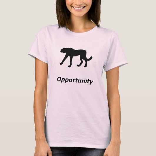 Cheetah Opportunity T-shirt (Voorkant)