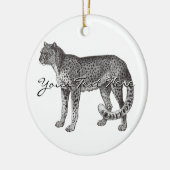 Cheetah Ornament (Links)