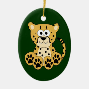 Cheetah Ornament (dubbelzijdig)