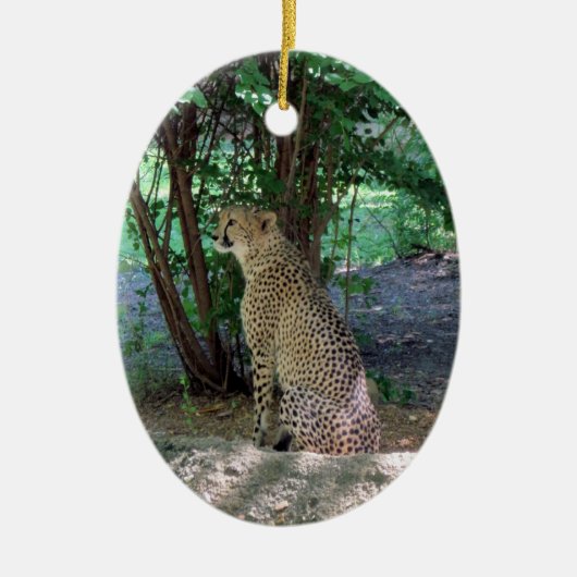Cheetah Ornament ~ Endangered Species Series (Voorkant)