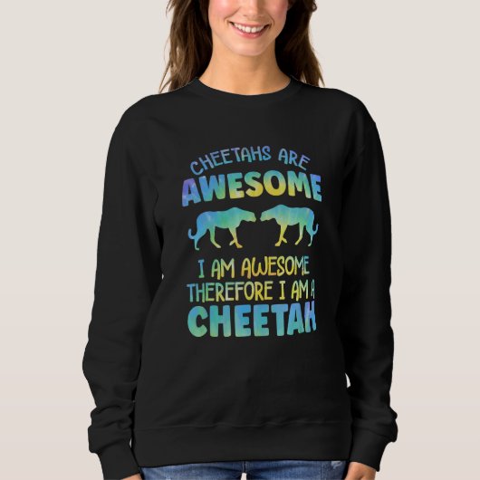 Cheetah Outfit for Cheetah Lovers Apparel Women Gi Trui (Voorkant)