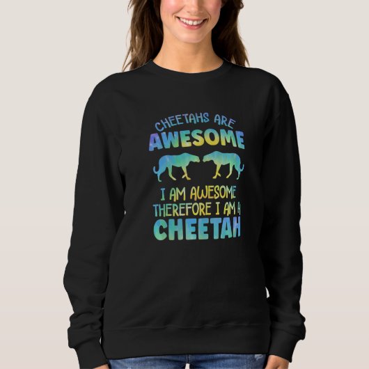 Cheetah Outfit for Cheetah Lovers Apparel Women Gi Trui (Voorkant)