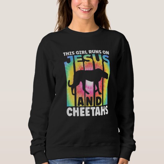 Cheetah Outfit for Cheetah Lovers Apparel Women Gi Trui (Voorkant)