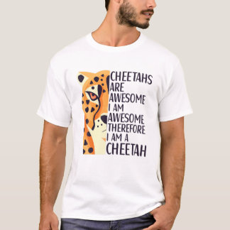 Cheetah Outfit Supplies For Kids Women T-shirt