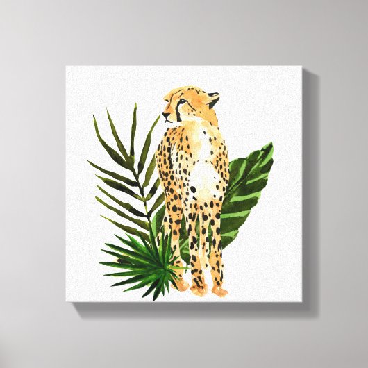 Cheetah Outlook Canvas Afdruk (Voorkant)