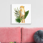 Cheetah Outlook Canvas Afdruk (Insitu (Woonkamer))