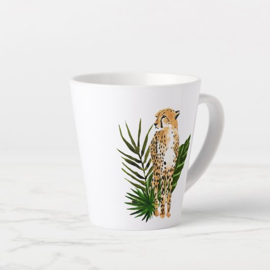 Cheetah Outlook Latte Mok (Rechterhoek)