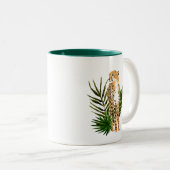 Cheetah Outlook Tweekleurige Koffiemok (Voorkant rechts)