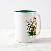 Cheetah Outlook Tweekleurige Koffiemok (Voorkant rechts)