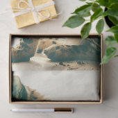 Cheetah Over Exposed Sunset Digitale Art Decoupage Tissuepapier (Geschenk)