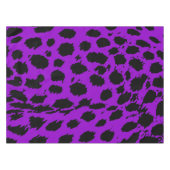 Cheetah Paars Tafelkleed (Voorkant (Horizontaal))