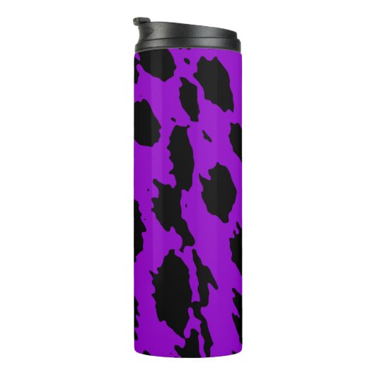Cheetah Paars Thermosbeker (Geroteerd rechts)