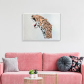 Cheetah Painted by Mark Elsen Canvas Afdruk (Insitu (Woonkamer))