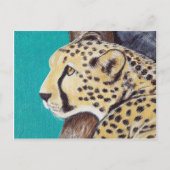 Cheetah Painting Briefkaart (Voorkant)