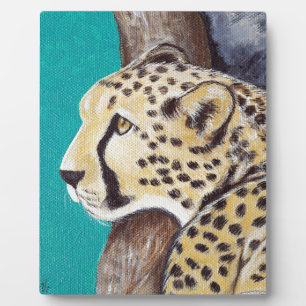 Cheetah Painting Fotoplaat