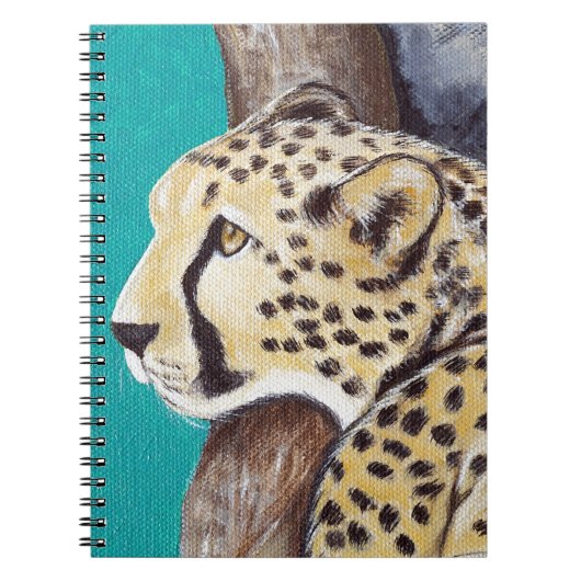 Cheetah Painting Notitieboek (Voorkant)
