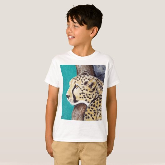 Cheetah Painting T-shirt (Voorkant volledig)
