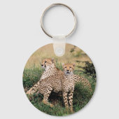 Cheetah Pair Sleutelhanger (Voorkant)