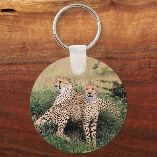 Cheetah Pair Sleutelhanger (Voorkant)