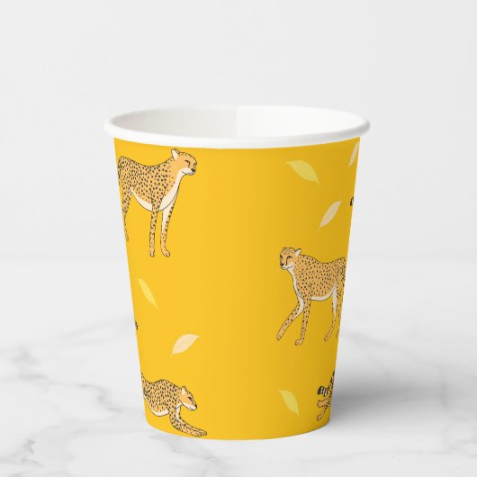 Cheetah Papieren Bekers (Links)
