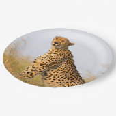 Cheetah Papieren Bordje (Gekanteld)
