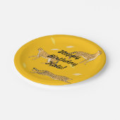 Cheetah Papieren Bordje (Gekanteld)