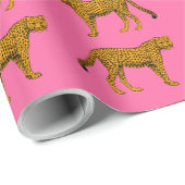 Cheetah Pattern Cadeaupapier (Rol Hoek)