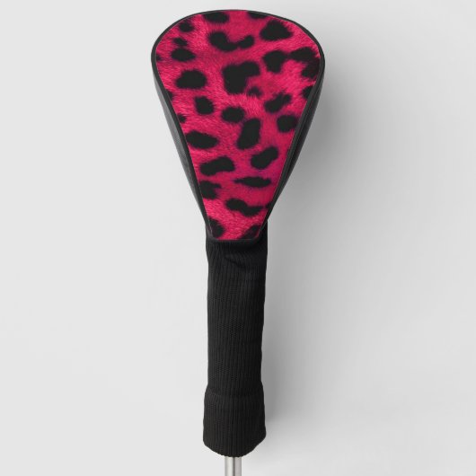 Cheetah Pattern Golfheadcover (Voorkant)