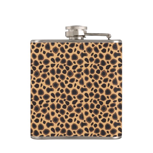 Cheetah Pattern Heupfles (Achterkant)