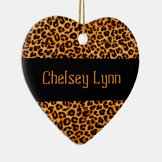 Cheetah Pattern Keepomwille Ornament (Rechts)