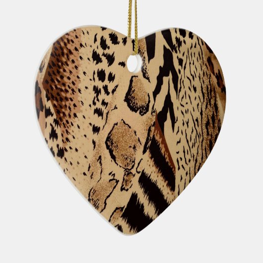 Cheetah Pattern Keramisch Ornament (Rechts)