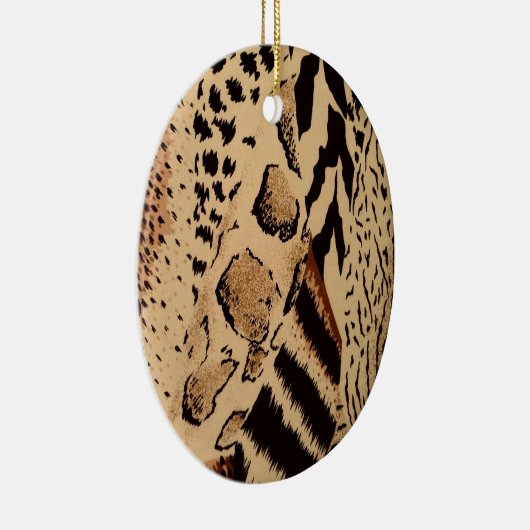Cheetah Pattern Keramisch Ornament (Rechts)