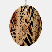 Cheetah Pattern Keramisch Ornament (Rechts)