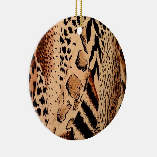 Cheetah Pattern Keramisch Ornament (Rechts)