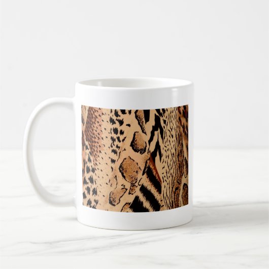 Cheetah Pattern Koffiemok (Links)