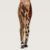 Cheetah Pattern Leggings (Achterkant)