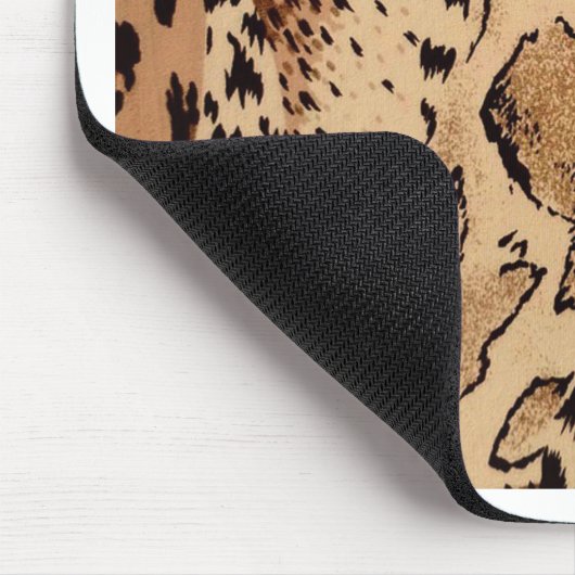 Cheetah Pattern Muismat (Hoek)