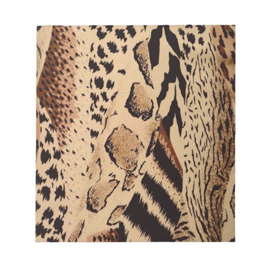 Cheetah Pattern Notitieblok (Voorkant)