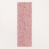 Cheetah Pattern op Bubblegum Pink Yogamat (Voorkant)