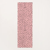 Cheetah Pattern op Bubblegum Pink Yogamat (Achterkant)