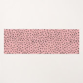 Cheetah Pattern op Bubblegum Pink Yogamat (Voorkant (horizontaal))