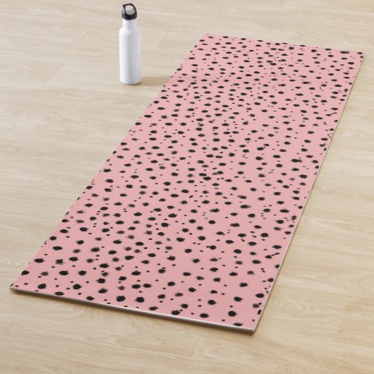 Cheetah Pattern op Bubblegum Pink Yogamat (In situ)