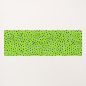 Cheetah Pattern op Limoen Yogamat (Achterkant (horizontaal))