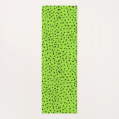 Cheetah Pattern op Limoen Yogamat (Achterkant)